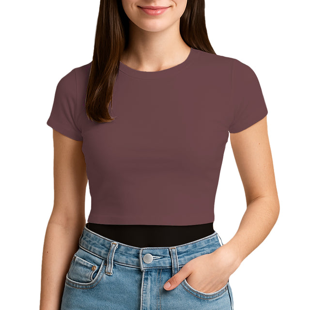 3315 Jersey Short Sleeve Cropped Tee 4.3 Oz (Set 3)