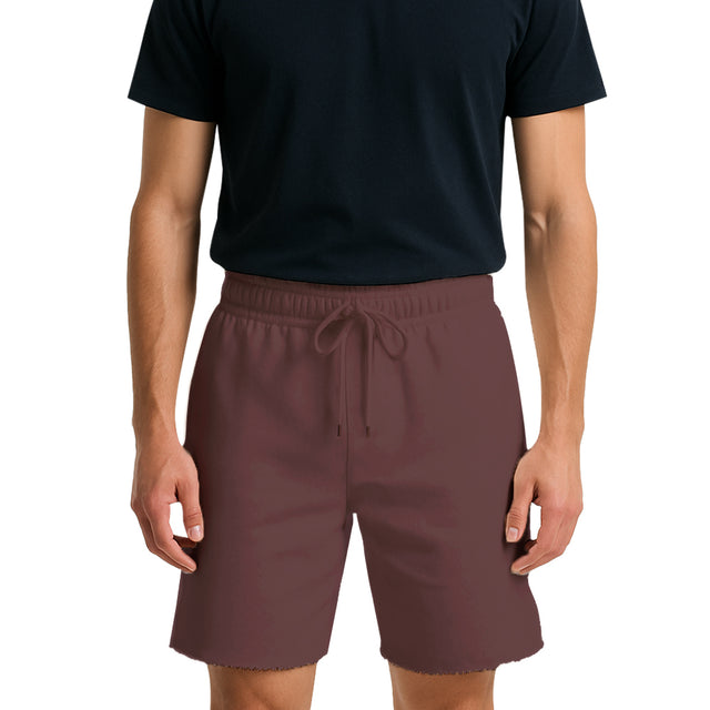 8520 Unisex Classic Perfect Fleece Raw Edge Shorts 8.25 Oz*