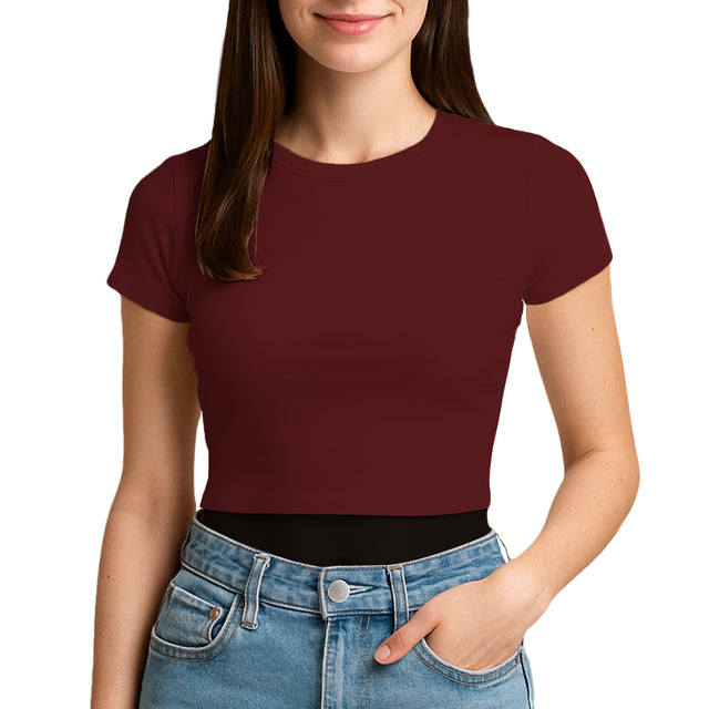 3315 Unisex Jersey Short Sleeve Cropped Tee 4.3 Oz (Set 2 Colors)