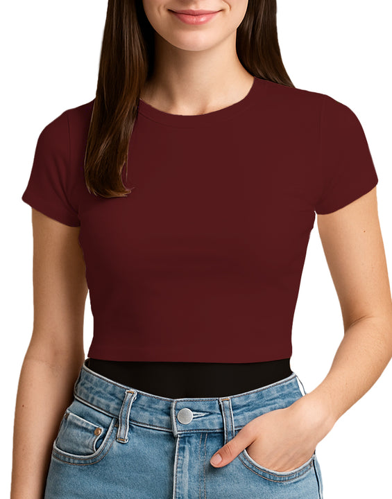 3315 Unisex Jersey Short Sleeve Cropped Tee 4.3 Oz (Set 2 Colors)