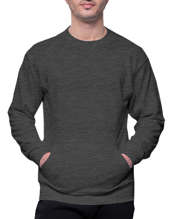 2615 Unisex French Terry Crewneck Sweatshirt with Pocket 8.25 Oz (Set 1)