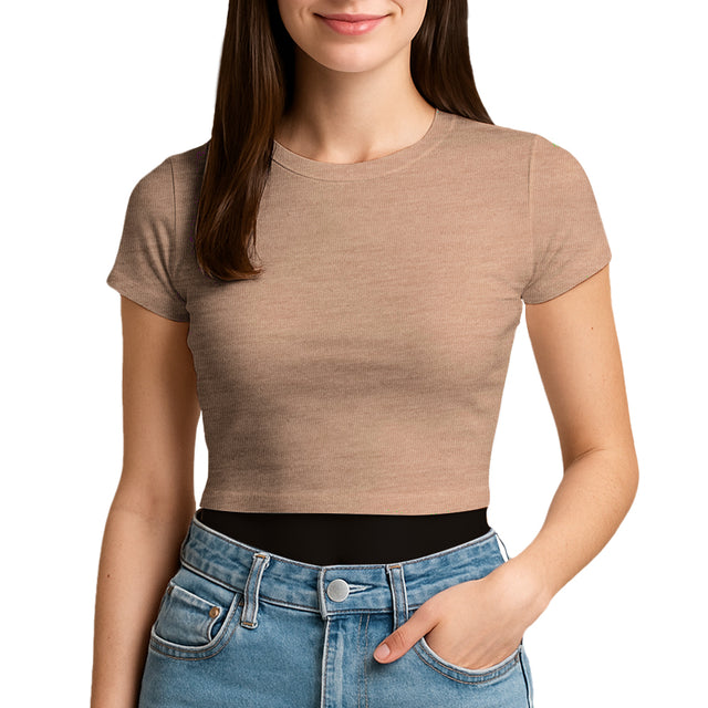 3315 Unisex Jersey Short Sleeve Cropped Tee 4.3 Oz (Set 2 Colors)