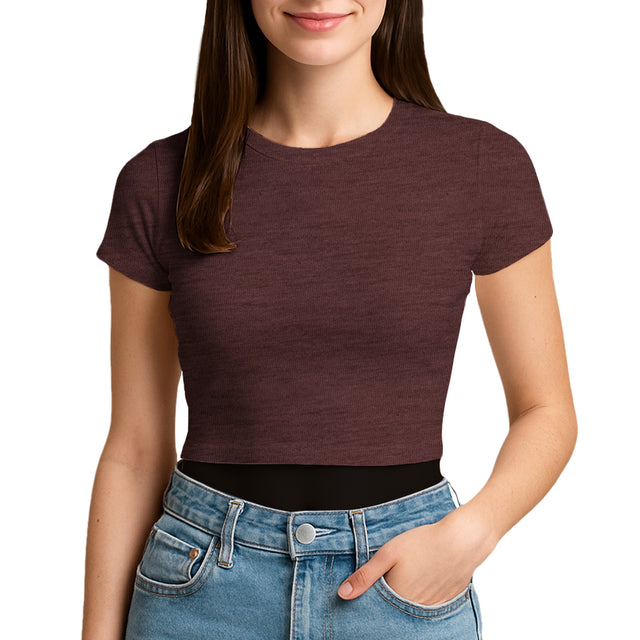 3315 Jersey Short Sleeve Cropped Tee 4.3 Oz (Set 3)