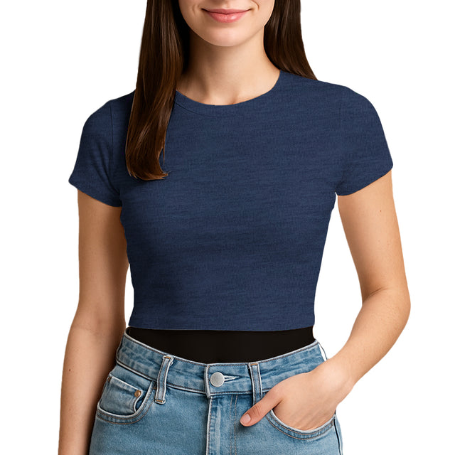 3315 Jersey Short Sleeve Cropped Tee 4.3 Oz (Set 3)