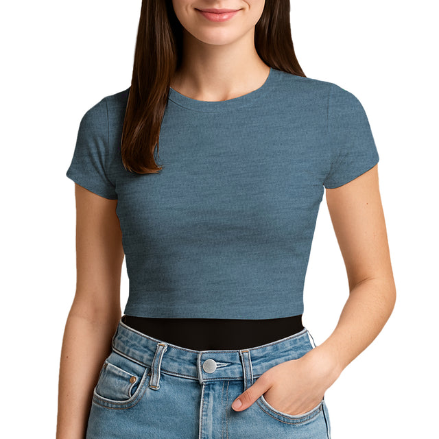 3315 Jersey Short Sleeve Cropped Tee 4.3 Oz (Set 3)