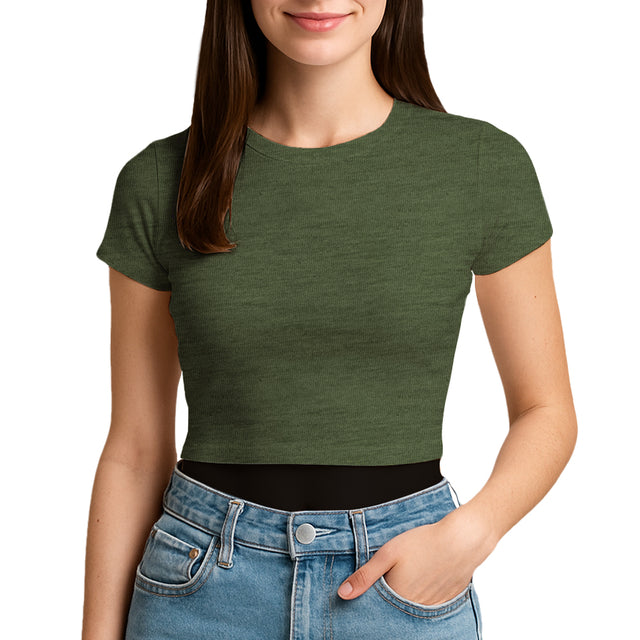 3315 Unisex Jersey Short Sleeve Cropped Tee 4.3 Oz (Set 2 Colors)