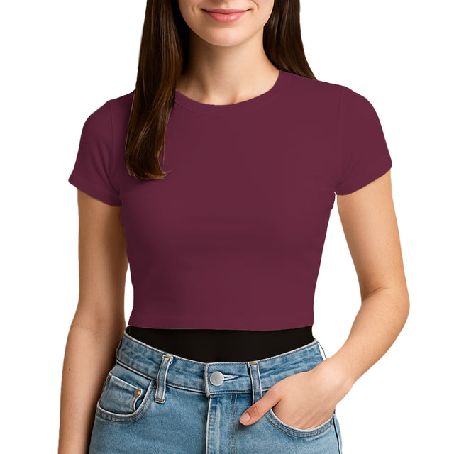 3315 Unisex Jersey Short Sleeve Cropped Tee 4.3 Oz (Set 2 Colors)