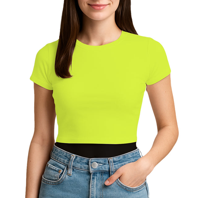 3315 Jersey Short Sleeve Cropped Tee 4.3 Oz (Set 4)