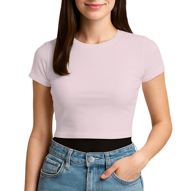 3315 Jersey Short Sleeve Cropped Tee 4.3 Oz (Set 4)