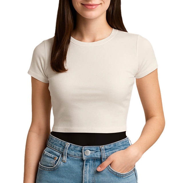 3315 Unisex Jersey Short Sleeve Cropped Tee 4.3 Oz (Set 2 Colors)