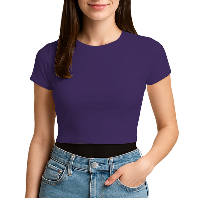 3315 Jersey Short Sleeve Cropped Tee 4.3 Oz (Set 4)