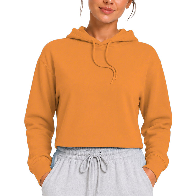 3715 Women's Fleece Perfect Pullover Cropped Hoodie 8.25 Oz*