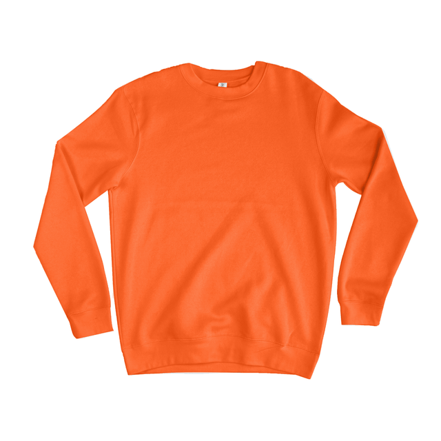 Unisex True Orange Fleece Perfect Crewneck Sweatshirt 8.25 Oz - 2601