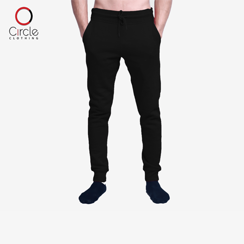 Unisex Black Fleece Perfect Jogger Pants 8.25 Oz - 2690