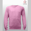 Unisex Bubble Gum Pink French Terry Crewneck Sweatshirt with Pocket 8.25 Oz - 2615