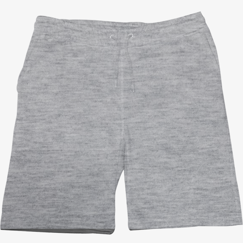 Unisex Heather Grey Classic Perfect Fleece Shorts 8.25 Oz - 8001