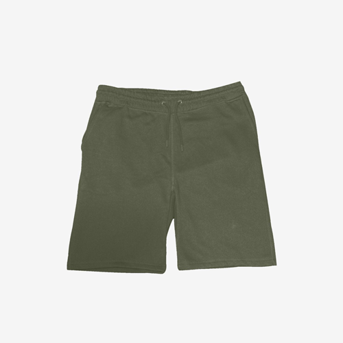 Unisex Military Green Classic Perfect Fleece Shorts 8.25 Oz - 8001