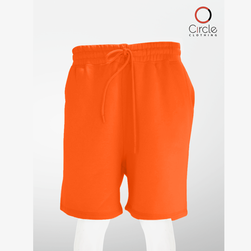 Unisex Orange UnBranded Perfect Shorts 8.25 Oz - 8008