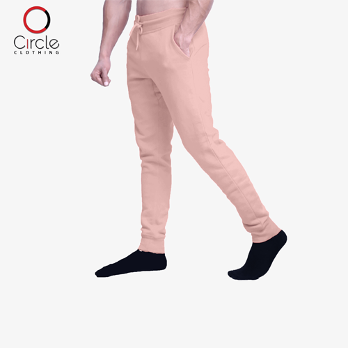 Unisex Powder Pink Fleece Perfect Jogger Pants 8.25 Oz - 2690