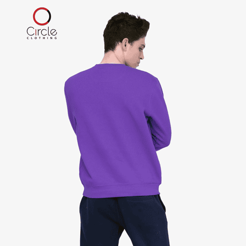 Unisex Purple Fleece Perfect Crewneck Sweatshirt 8.25 Oz - 2601