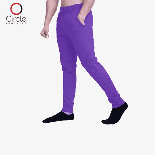 Unisex Purple Fleece Perfect Jogger Pants 8.25 Oz - 2690