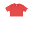 Unisex Red Heather Jersey Short Sleeve Cropped Tee 4.3 Oz - 3315