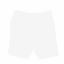 Unisex White Classic Perfect Fleece Raw Edge Shorts 8.25 Oz - 8520