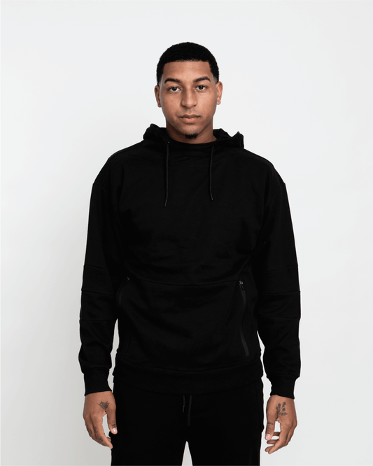 Unisex Active Fleece Hoodie black