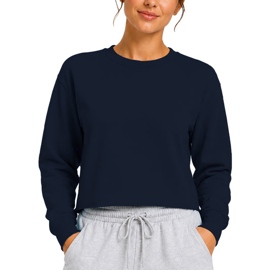 3636 Women's Fleece Perfect Crewneck Cropped Sweatshirt 8.25 Oz (Set 2)