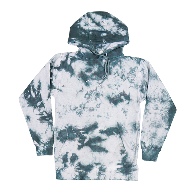 tie dye hoodies Black Cloudy