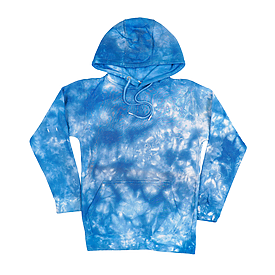 tie dye hoodies blue