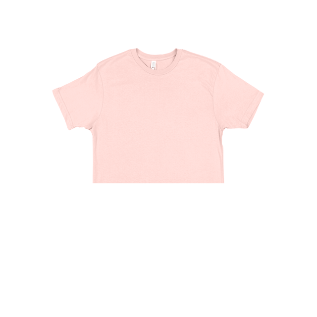 3315 Jersey Short Sleeve Cropped Tee PowderPink