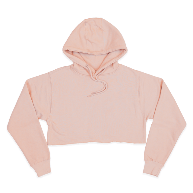 Circle Clothing Women s Fleece Perfect Pullover Cropped Hoodie