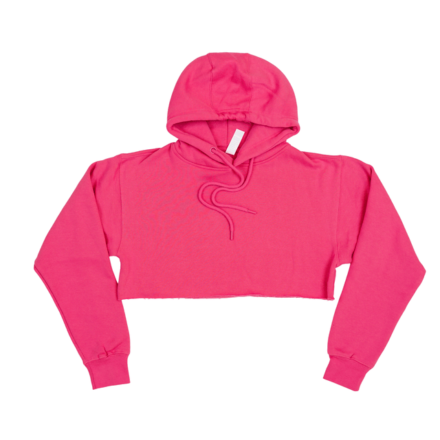 3715 Women's Fleece Perfect Pullover Cropped Hoodie 8.25 Oz (Set 2 Colors)
