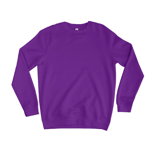 Unisex Purple Fleece Perfect Crewneck Sweatshirt 8.25 Oz - 2601