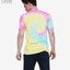 Tie Dye T Shirt yellow spiral