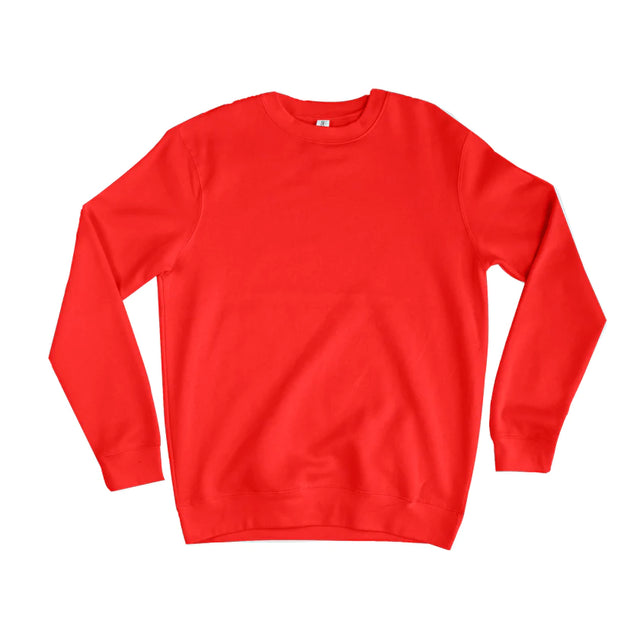 Unisex Red Fleece Perfect Crewneck Sweatshirt 8.25 Oz - 2601