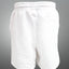 Unisex White French Terry Shorts 