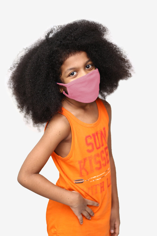 Kids Pink Face Cover - Circle Clothing LLC