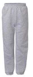 Unisex Youth Fleece Perfect Jogger Pants 8.25 Oz - Heather Grey Color 2689