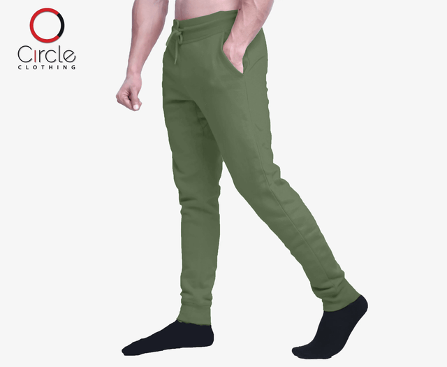 2690 - Unisex Fleece Perfect Jogger Pants 8.25 Oz - Military Green Color
