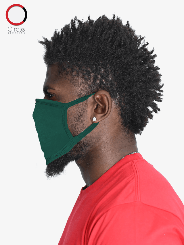 Teal Green Face Cover - Circle Clothing LLC